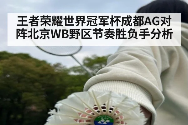 王者荣耀世界冠军杯成都AG对阵北京WB野区节奏胜负手分析